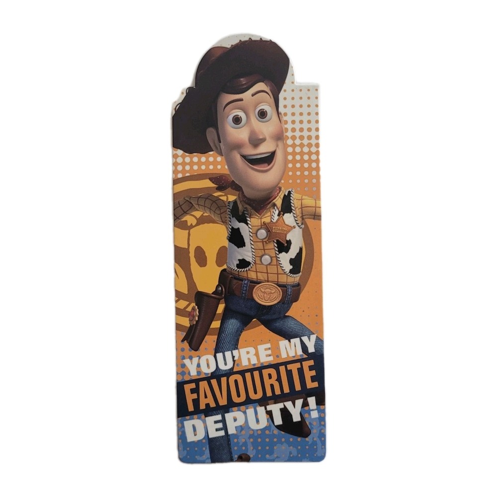 2010 Deputy Woody Cowboy Toy Story 3 Bookmark Magnetic Magnet UK Company If 6801